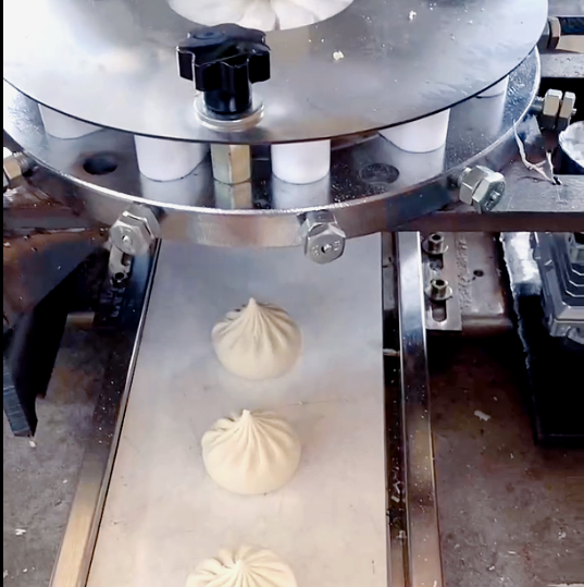 桌臺式包子餃子一體機做出來的包子