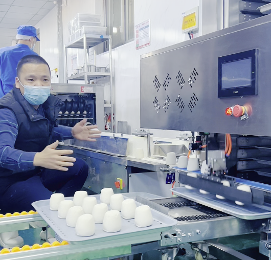 戧面饅頭機流水線